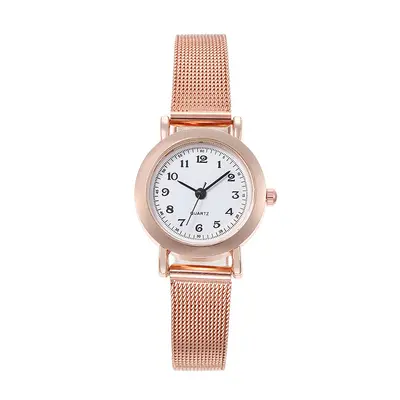 New Women's Knitted Strap Small Dial Casual Fashion Quartz Watch Middle School Student Simple Watch Dropshipping - 9