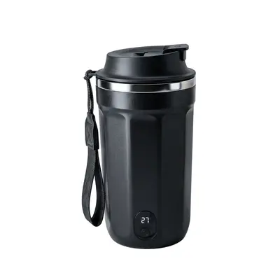 316 Stainless Steel Magnetic Automatic Stirring Cup, Rechargeable, Digital Display