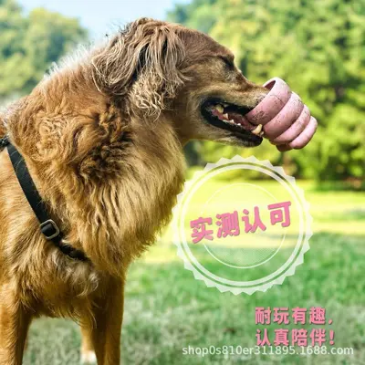 Dog chewing toy, rubber, food dispenser, interactive puzzle