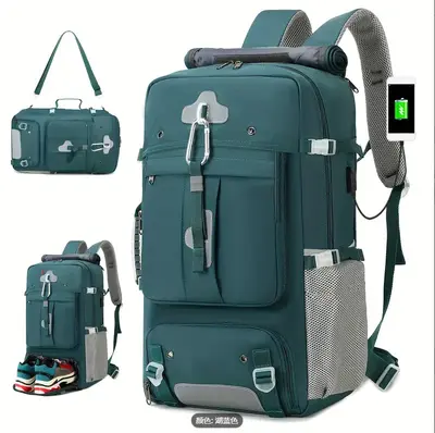 80 Liter Expandable Cabin-Size Travel Backpack for Men - 10