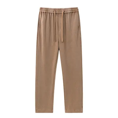 Men's Washed Vintage Cotton Sweatpants, 330 g/m², Breathable - 8