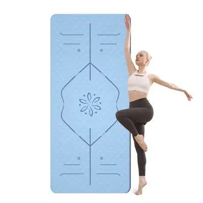 Non-slip TPE yoga mat thickened 10mm fitness mat home soundproofing shock absorption running sports dance mat customizable