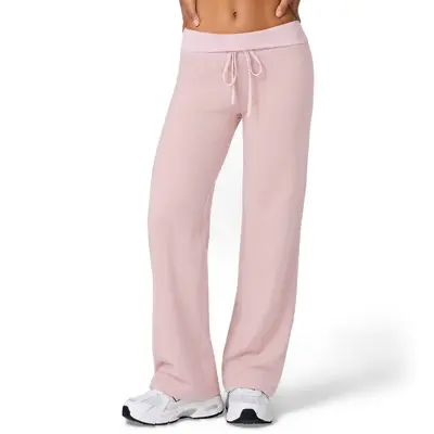 Damen-Sporthose mit hohem Bund und Kordelzug - 5