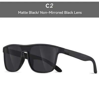 KDEAM große Sonnenbrille neu polarisiert einteilig Sportsonnenbrille winddicht Sonnenbrille Metallscharnier KD528-PLUS - 7