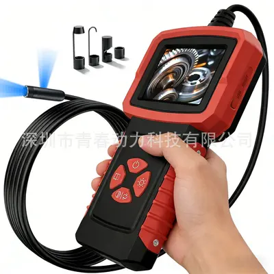 Portable industrial endoscope, 2.4 inch HD, 200W, waterproof