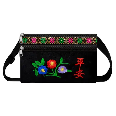 Bestickte Damen-Umhängetasche im ethnischen Stil, Gürteltasche - 6