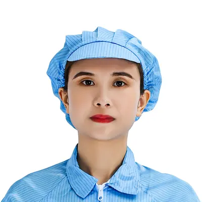 Anti-Static Work Cap, Mesh Breathable, Dustproof Clean Room Cap - 6
