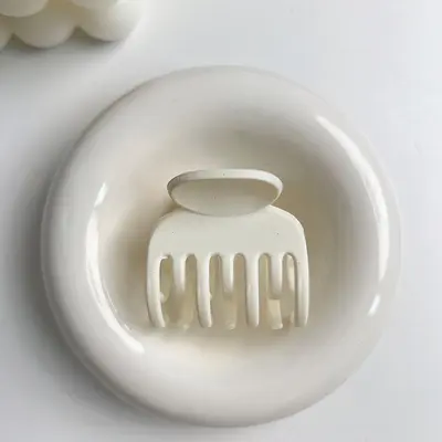 Orta yüksek at kuyruğu saç tokası saç tokası saç aksesuarı saç tokası kadın pençe klip sonbahar kış köpekbalığı klip plastik - 7