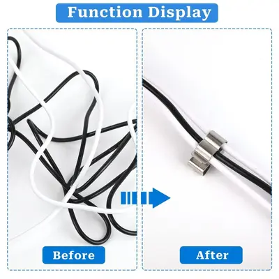 Stainless Steel PV Cable Clip, 4 mm², 2-Wire