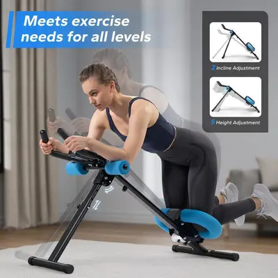 Karın kası egzersiz makinesi, bel ve karın şekillendirici fitness ekipmanı