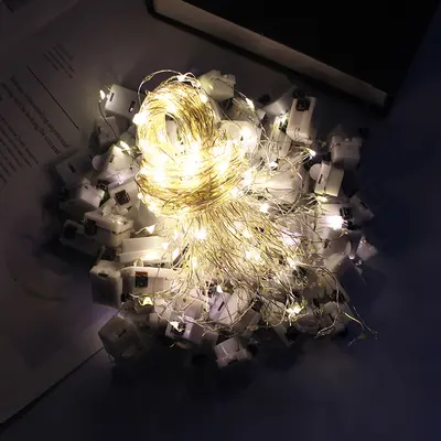 LED String Light, Small, Adjustable, Flash and Multicolor - 8