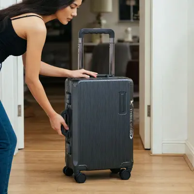 Durable 24-Inch Large-Capacity Trolley Suitcase - 4
