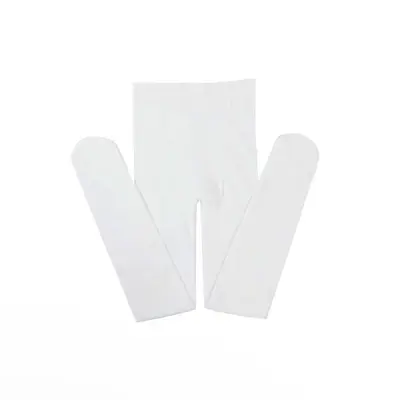 Children's Dance Socks, Velvet 90D White Tights - 7