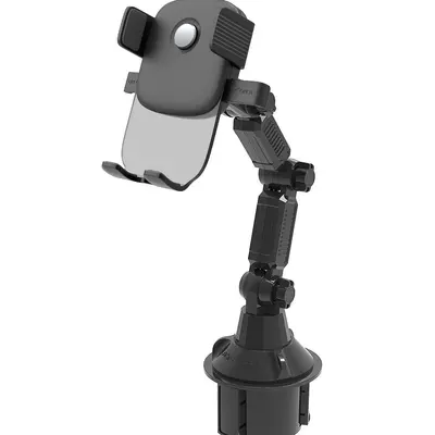 In-Car Cup Holder Base Phone Mount, Multi-Joint Magnetic
