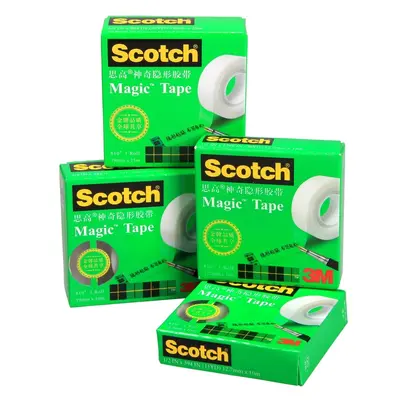 Genuine 3M Scotch 810 Magic Invisible Tape for Students