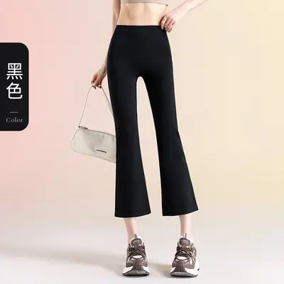 Thin Yoga Pants for Women, High Waist, Butt-Lifting Fitness Leggings - 7