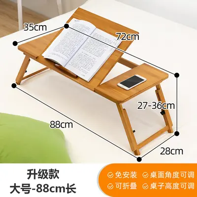 Folding Bed Table for Small Apartments, Children's Study Desk - 9