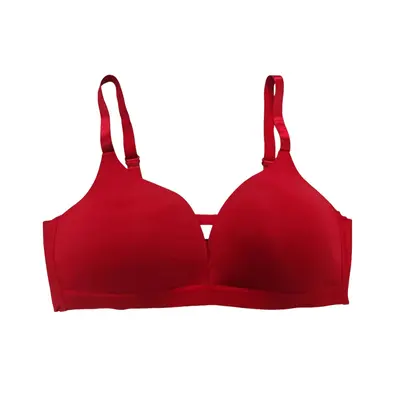 Plus size seamless push-up bra with steel ring - 9