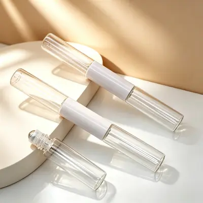 5 ml Doppelkopf-Glas-Roll-on-Leerflasche für ätherische Öle - 3
