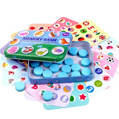 Children's Tin Box Memory Game, Logic and Brain Training Educational Toy - 8