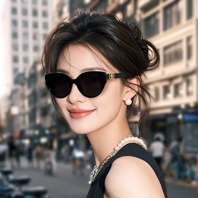 2026 Small Cat-Eye Sunglasses, UV Protection, Suitable for All Face Shapes - 5