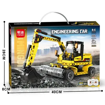 1:24 2.4G Remote Control Racing Car, Lego-Compatible Building Blocks - 13