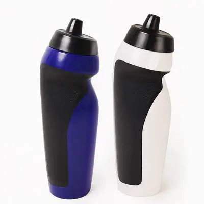 PE Squeeze Cycling Water Bottle 600ml with Leak-Proof Nozzle