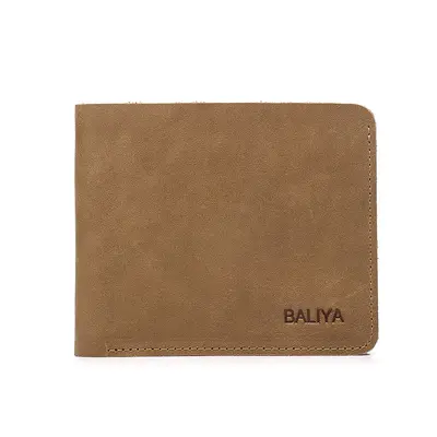 Men's Short Wallet, Genuine Leather, Multi-Card Slim Design - 7