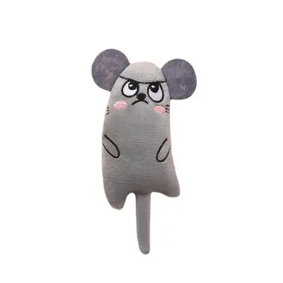 Plush cat toy with catnip and tailed design - 5