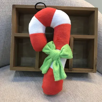 Sesli Noel Temalı Köpek Oyuncağı, Diş Çıkarma Dönemi İçin Dayanıklı Peluş