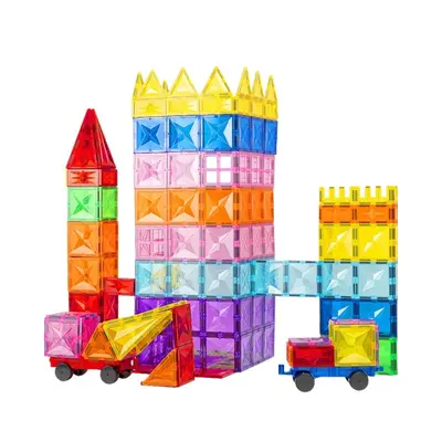 Colorful Magnetic Building Blocks Refill Set, Large Educational Magnet Toy - 6