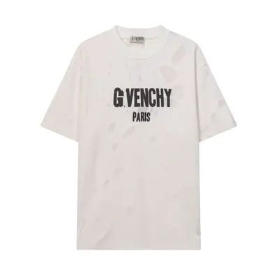 Erkek Kısa Kollu T-Shirt 320 g Taranmış Pamuk Yıkama Efektli