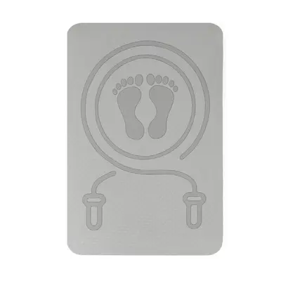 Springseil-Yogamatte aus TPE, rutschfest, schalldämpfend, federnde Dämpfung, quadratisch, verstärkt, für Zuhause, Fitness und Yoga, Großhandel