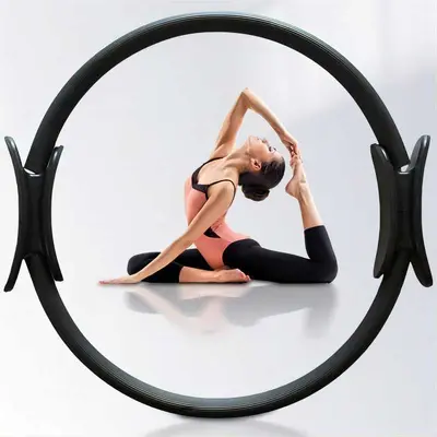 Кольцо для пилатеса Yoga Assist Magic Circle, тренажёр для мышц тазового дна, зажим для ног, тонировка бедер, подтяжка ягодиц, эластичное фитнес-эспандер-кольцо для сопротивления