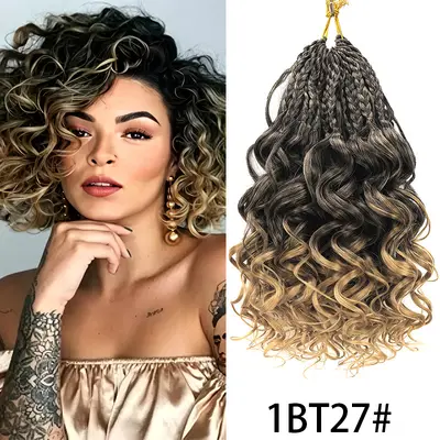 African Dreadlock Crochet Hair, Curly Synthetic Braiding Hair - 10