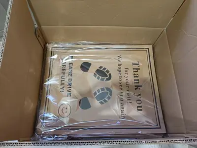 Disposable Waterproof Kraft Paper Car Floor Mats for Car Wash Shops - 7