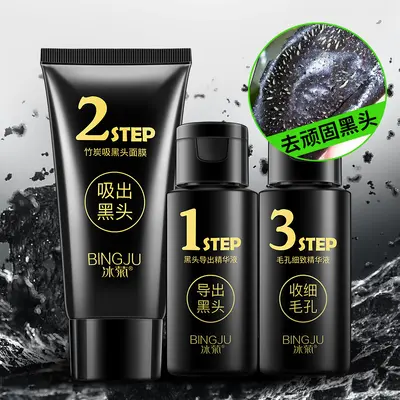 Bambu Kömürlü Siyah Nokta Temizleme Seti Üçlü Burun Bandı - 5