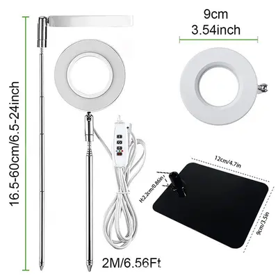 LED geri çekilebilir bitki lambası büyüme lambası melek halkası etli kırmızı ve mavi ışık tam spektrum çiçek zamanlama bitki dolgu ışığı