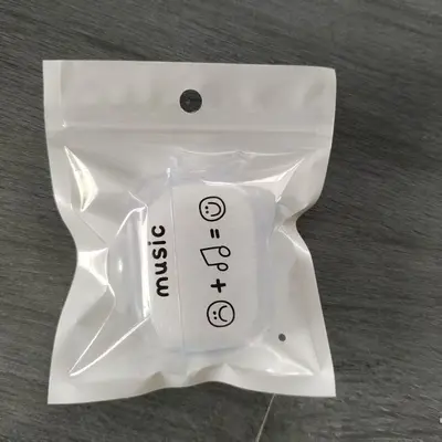 AirPods 4th Gen Smiley Face Protective Case, Transparent - 7