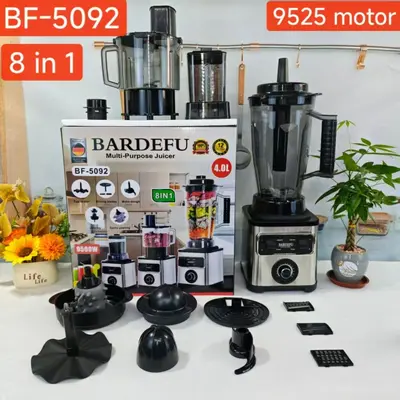 Paslanmaz çelik blender, 4L, 8-in-1, ticari
