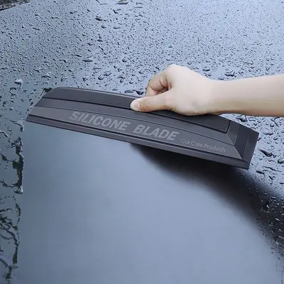 Grenzüberschreitender Auto-Eiskratzer, Silikon-Schneeschaufel, Autofenster-Gummischaber, Regenwischerschaber, Reinigungswerkzeug