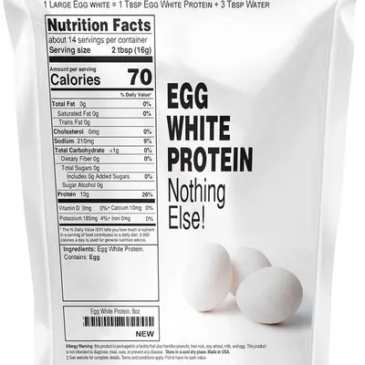 亚马逊 TK跨境供应 蛋清蛋白粉 Egg White Protein Powder 厂家
