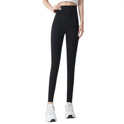 Women's Summer Thin Ice Silk Sun Protection Leggings, Plus Size, Tummy Control Yoga Pants - 6