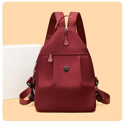 Mini-Rucksack 2025 Neues Modell Schlicht Vielseitig Damen Brusttasche modisch Oxfordtuch Freizeit-Rucksack Schulrucksack - 7