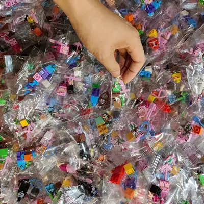 Small Particle Building Blocks Human Mini Figure Set - 8