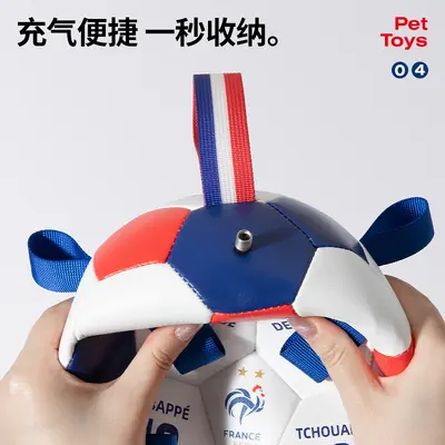 World Cup Football Interactive Dog Toy, Self-Play Energy-Burning Pet Toy - 5