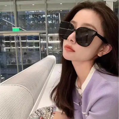 Unisex Sunglasses, Slimming Design, Anti-UV Protection, GM Model Small Three-Dot Sunglasse - 8