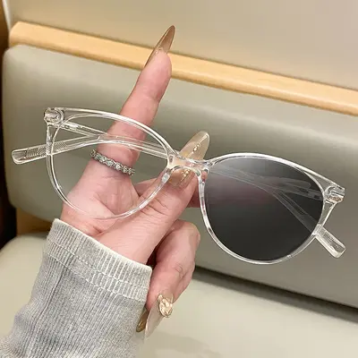 Blaulichtfilter-Brille ohne Stärke, Cat-Eye-Fassung - 12