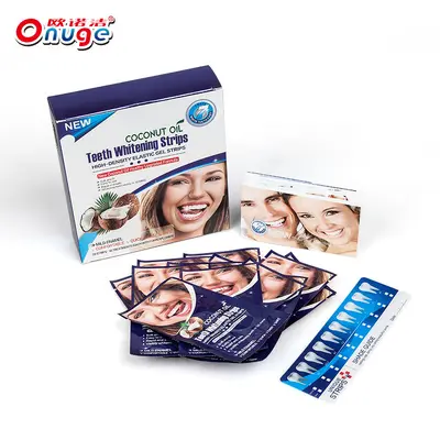 Teeth Whitening Strips, Wet Application, Removes Yellow Stains - 2