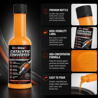 KineShineX Three-Way Catalyst Cleaner, Gasoline Vehicles - 4